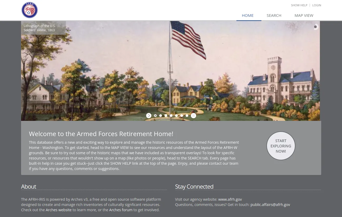 Screenshot showing a map of the Middle East with clustered points