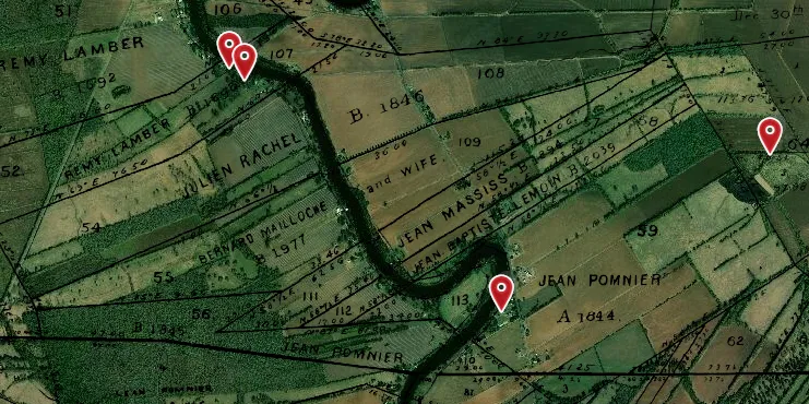 Screenshot showing a map of the Middle East with clustered points