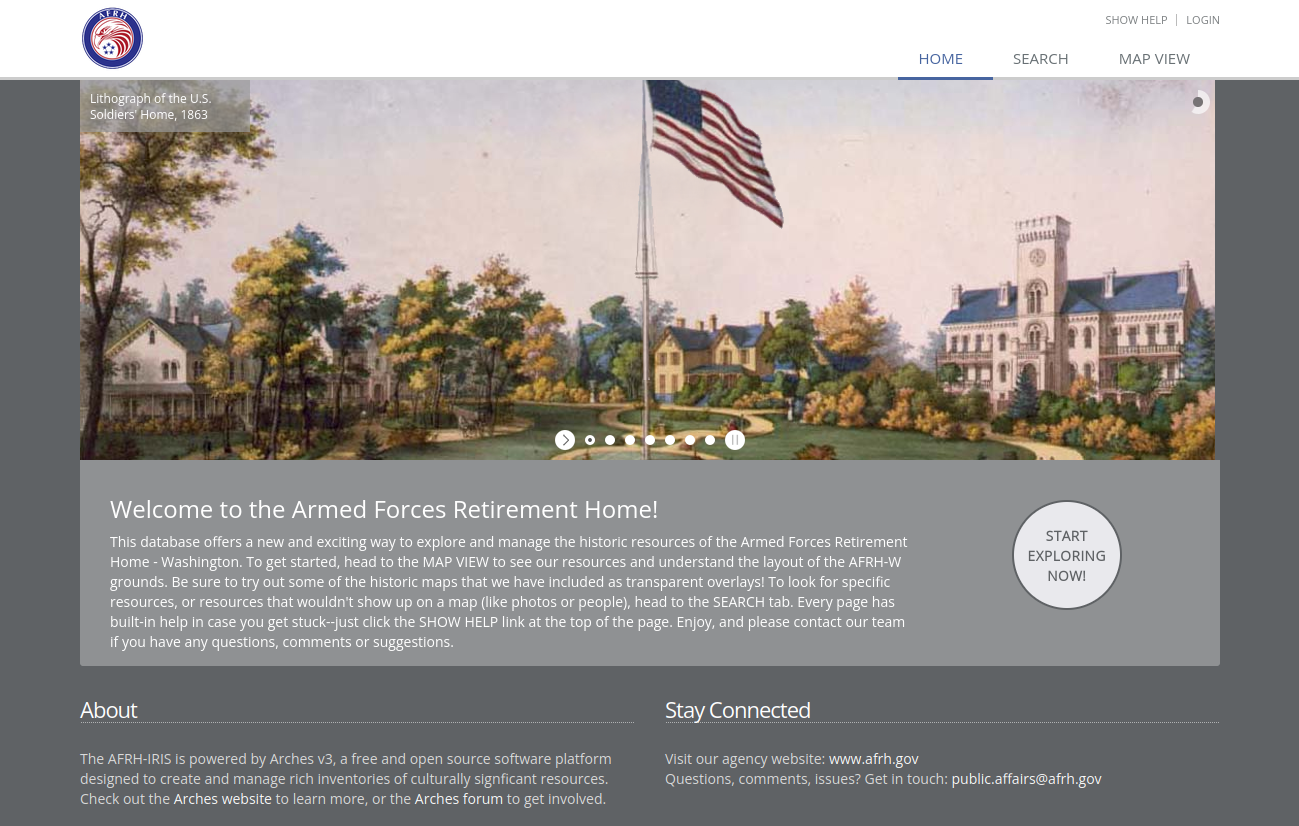 Screenshot showing a map of the Middle East with clustered points